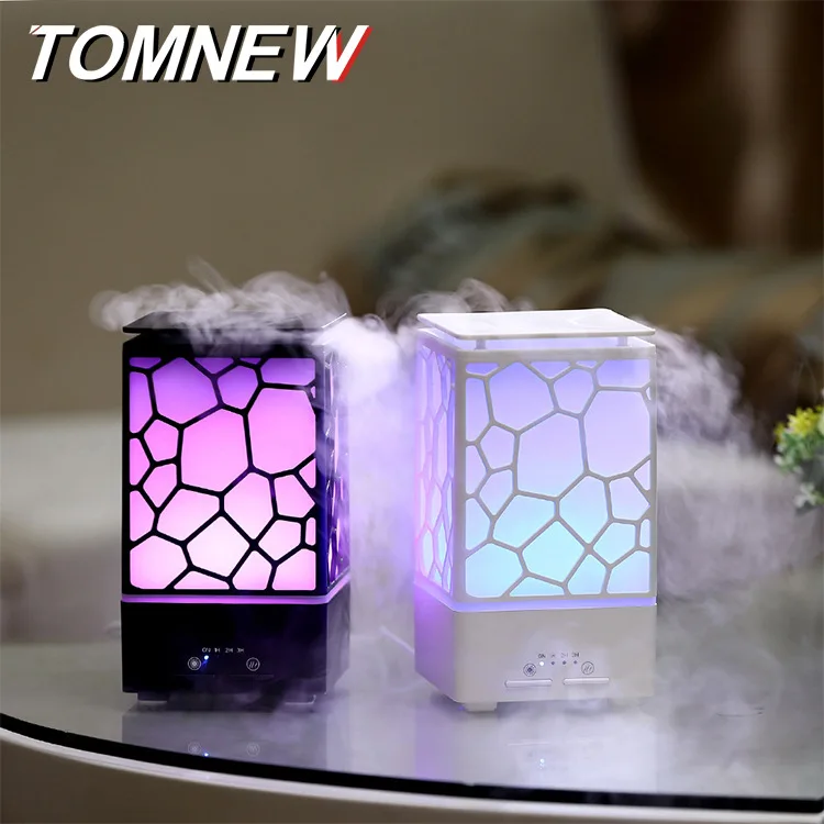 

Water Cube Aroma Diffuser Essential Oil Ultrasonic Aerosol Dispenser LED Night Light Home Gift USB Humidifier Ultrasonic Aroma D