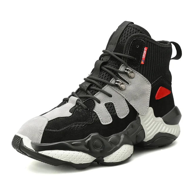 black basketball shoes high tops