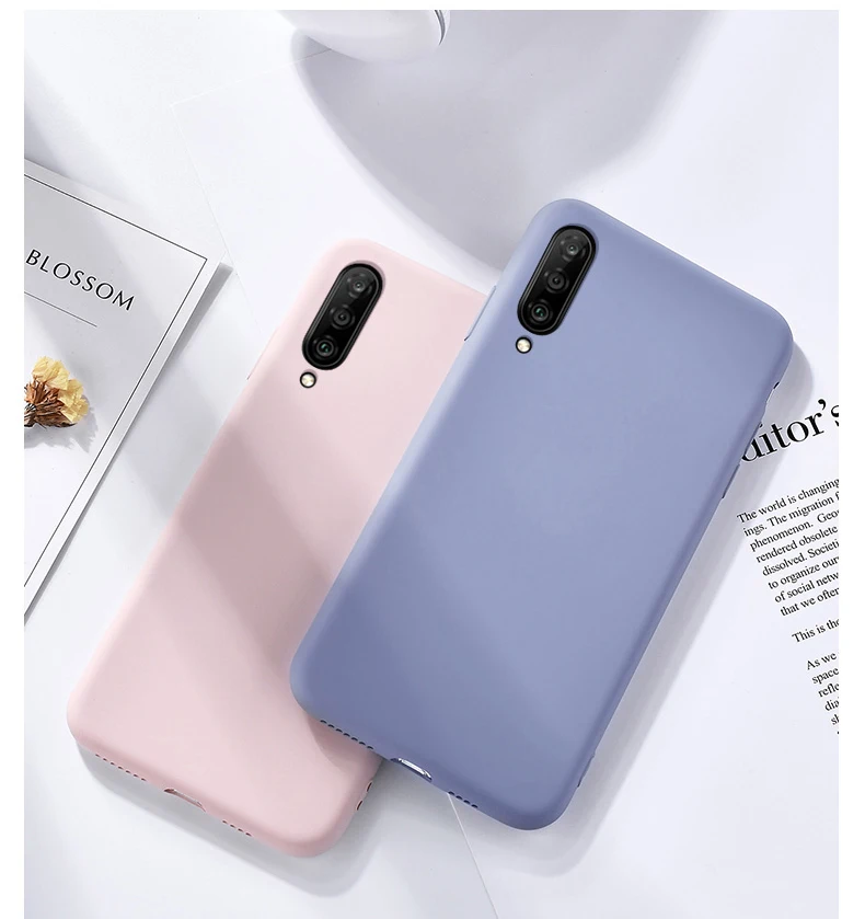 Роскошные Карамельный цвет силиконовый чехол для samsung Galaxy A10 A20 A30 A40 A50 A60 A70 A80 A90 M10 M20 M30 A7 жидкий силиконовый чехол