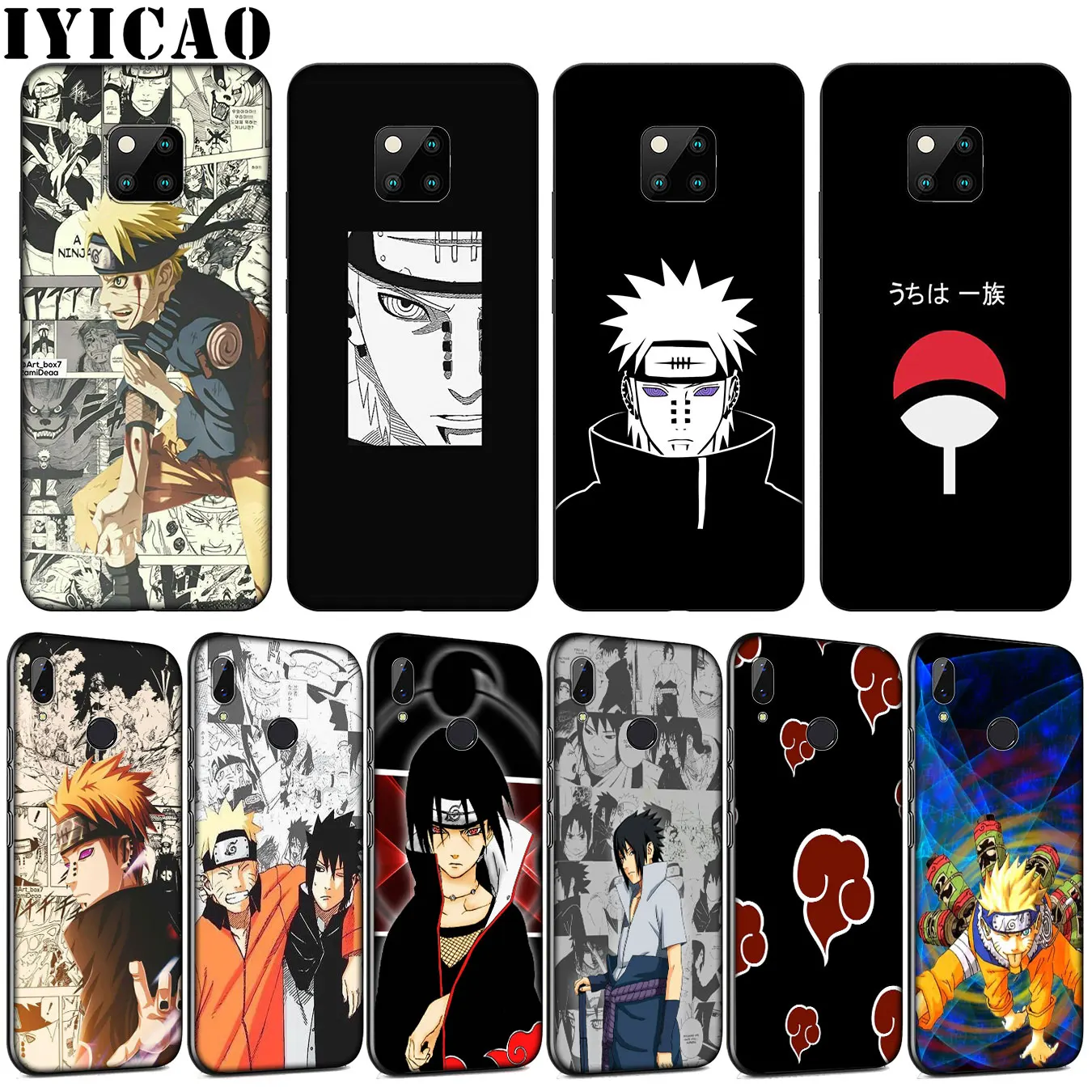 Naruto Kakashi Guy NARUTO Akatsuki Soft Silicone Phone Case for Huawei Mate 30 20 10 Pro Cover Nova 5i 4 3 3i 2i 2 Lite |