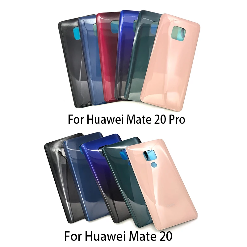 

For Huawei Mate 20 Back Glass Battery Cover Rear Door Housing Case Panel For Huawei Mate 20 Pro Back Glass Cover Replacement