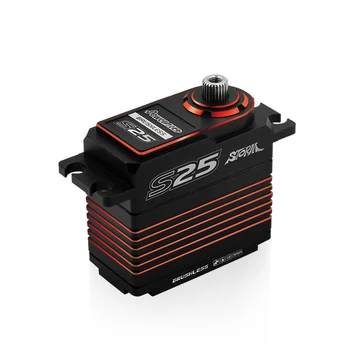 

1PCS HD Storm25 High Pressure Brushless Servo 25KG Metal Gears for RC Vehicles Car Model Red