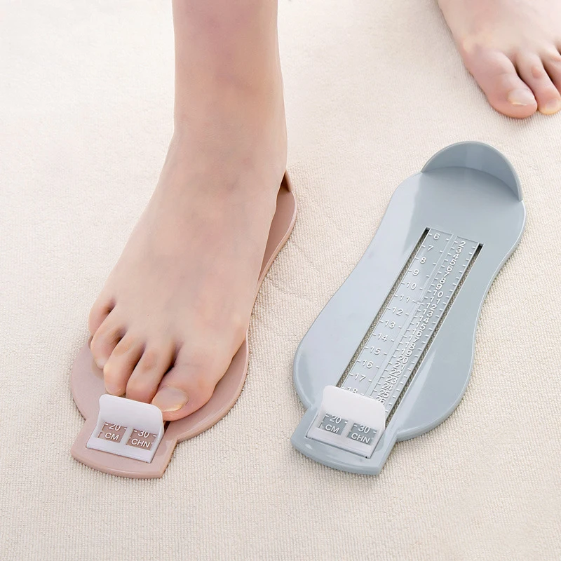 Creative Baby Foot Gauge Practical Foot Measuring Instrument Baby Foot Ruler Foot Length Measuring Tool Color Random Delivery