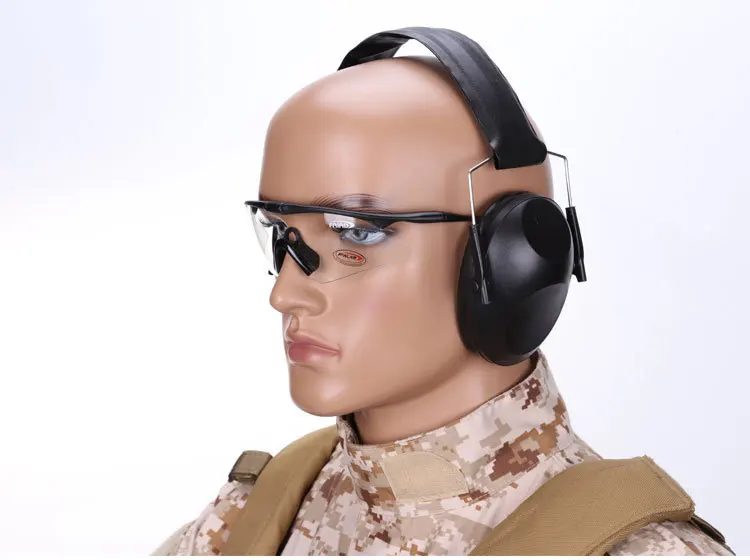 

-Sound Insulation Noise Reduction Ear Muff Electronic Pickup Shooting Hunting Tactical Headset Safe Protection Noise Control Hea