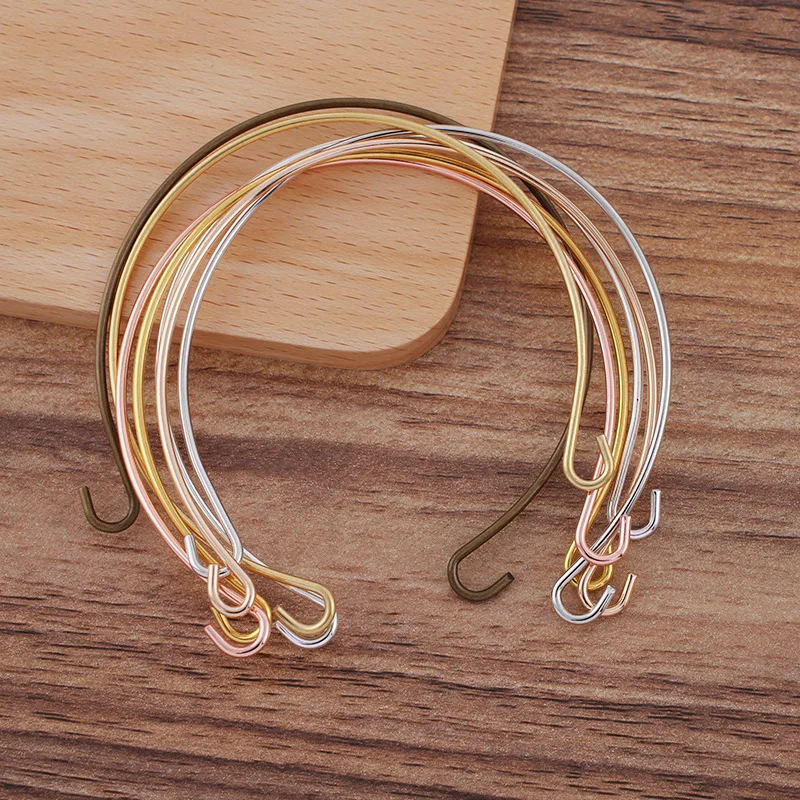 10 шт. металлические заготовки для браслета 75x1 5 мм|hook connector|bracelet basemetal wire bracelet |