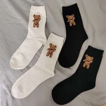 

New style ladies socks cute pattern simple Cotton socks female autumn and winter casual cotton socks girl socks