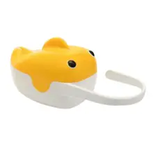 Креативный милый чехол для хранения детских сосок в форме рыбки, пищевой пластиковый держатель экрана для сосков с кольцом и ручкой, портативный