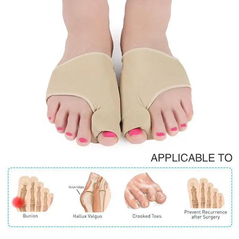 Bunion Corrector Hallux Valgus Foot Pedicure Sock Bone Correction Toe Thumb Foot Updated Separators Straightener Version Sp B5C5