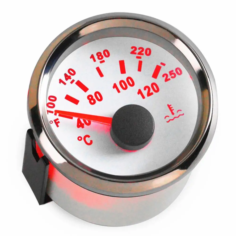 Автомобильная приборная панель измерители температуры воды 52 мм 287 4 ом указатель