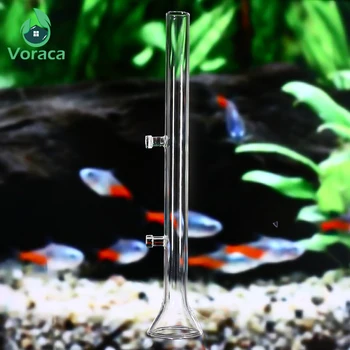 

20/25/30/35/40/45cm Aquarium Feeding Glass Tube Pipe Crystal Shrimp Feeder Fish Tank Pet Supplies Feeding Suction Cup