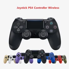 PS4 Joystick Bluetooth Wireless Controller 6 Axis Dual Vibration Gamepad For PS3 Windows7/8/10 PC Smartphone Laptop Desktop iPad