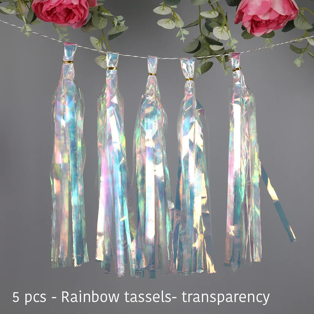 rainbow tassels-transparency