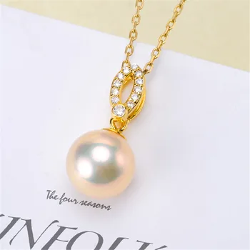 

S925 Sterling Silver Material Pendant Clasp Pearl Pinch Clip Bail Pendant Connectors Bail Beads Jewelry Findings Accessories