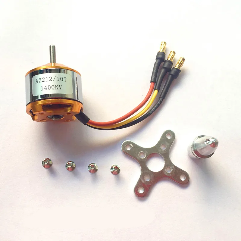 1 шт. A2212 бесщеточный двигатель 930KV 1000/1400/1800/2200/2450/2700KV для радиоуправляемого