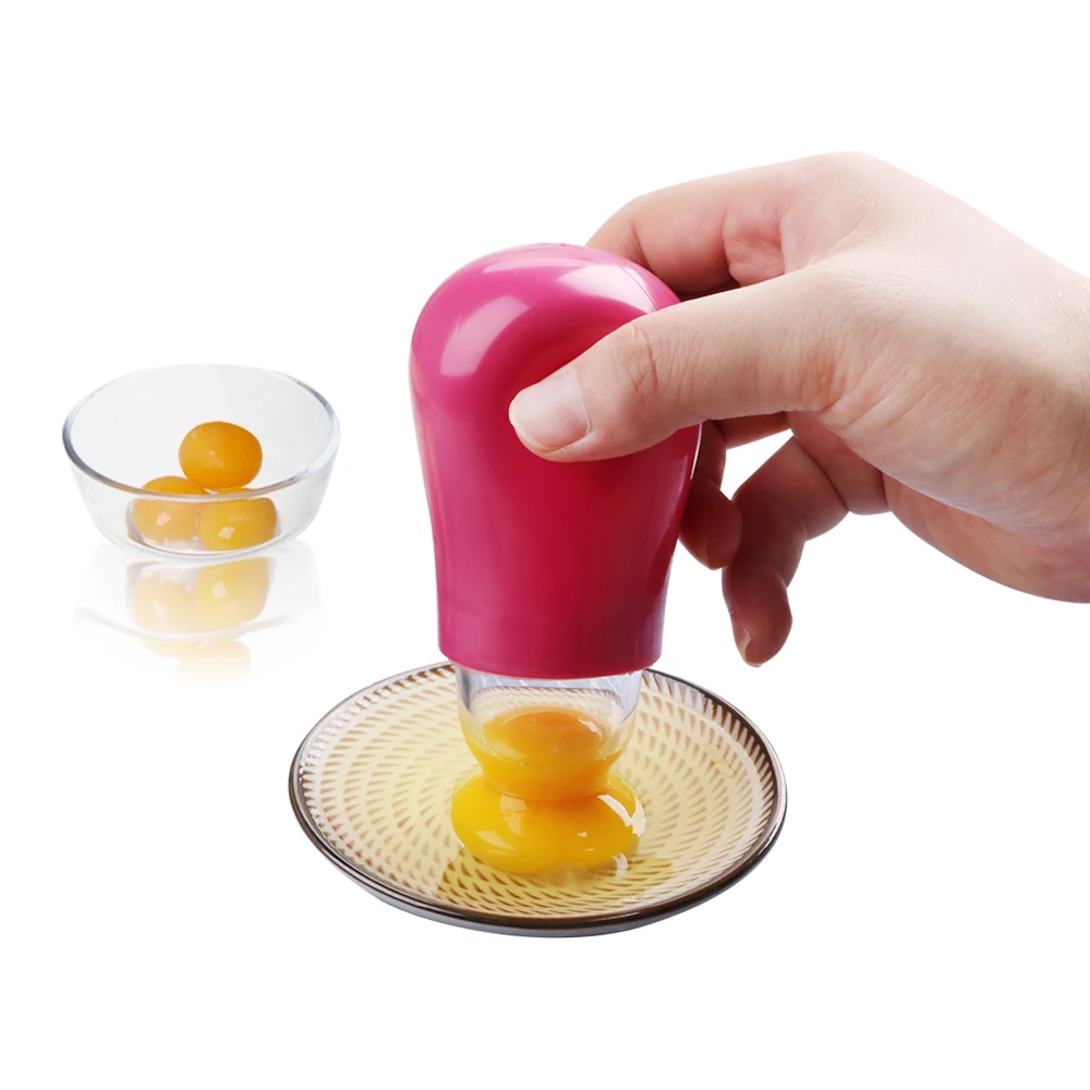 Egg Dividers Yolk Suction Separator PVC Gadgets Kitchen Tools Accessories | Дом и сад