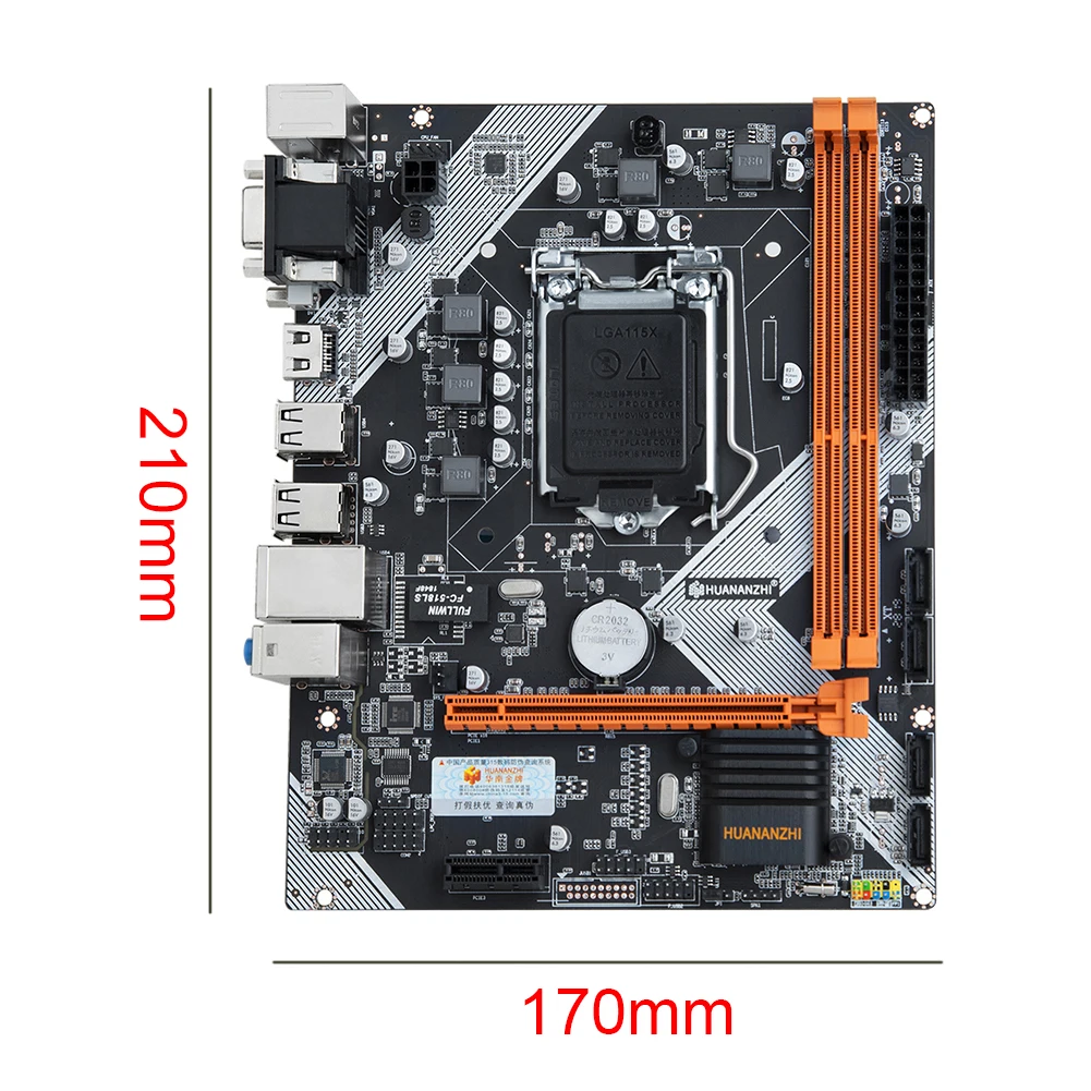 Новая LGA 1155 H61 USB 2 0 настольная материнская плата Socket i3 i5 i7 CPU DDR3 16G M ATX BIOS