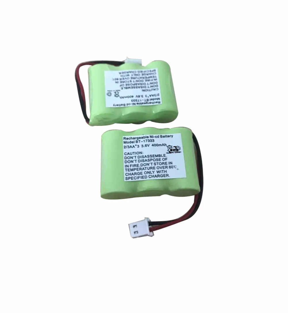Аккумулятор NiMH 2 шт. 3 6 В 400 мА ч BT-17333 CPB9607 BT-163345 BT27333 FF1765S FF1770 FF1775 | Электроника
