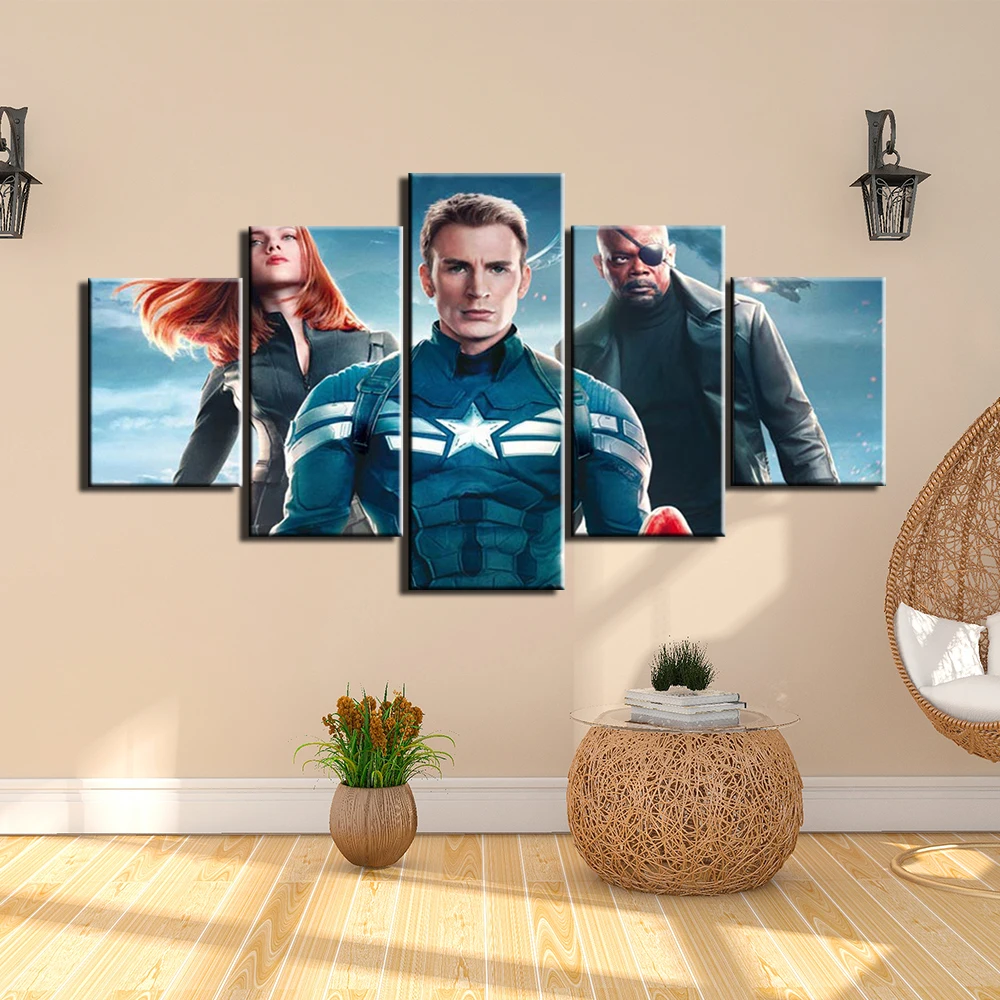

captain america movie Pictures Canvas Painting Wall Art Pictures Home Decoration Posters And Prints Pictures for Living Room