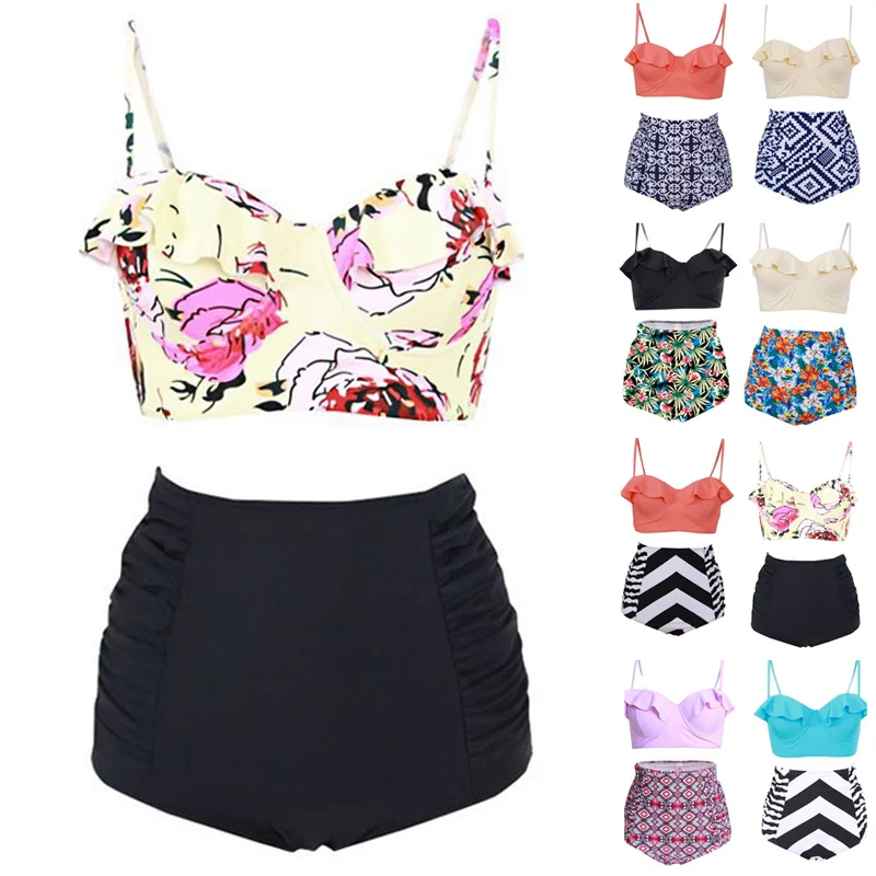 

Large Size Swimwear for Women Plus Size bikini Female Push Up swimsuits 2019 Mujer swimsuit Set Swim Suit Beach Wear Bathers
