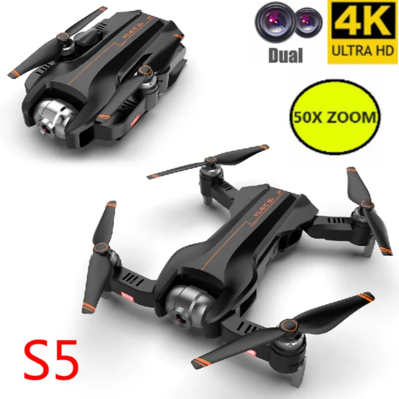 S5 Квадрокоптер Дрон мини с камерой 4K rc вертолет игрушки профессиональный ком