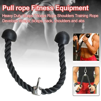 

Exercise Heavy Duty Training Pull Down Shoulders Gym Bodybuilding Fitness Equipment Biceps Push Triceps Rope