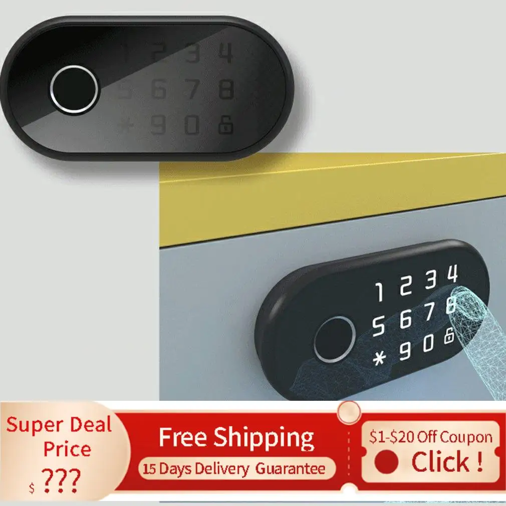 Fingerprint Lock Smart Locks Biometric Furniture Drawer Wardrobe