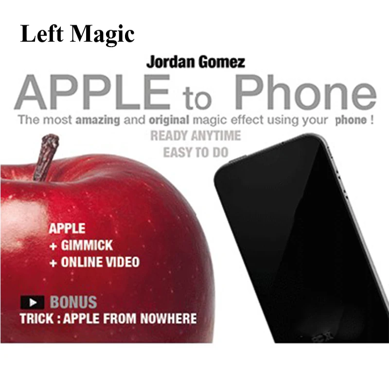 Apple To Phone - Magic Tricks Close Up Street Stage Magic Props Mentalism Comedy Magia Toys Classic Joke Illusions forced selection magic notes book magic tricks comedy props illusion mentalism street funny toys gimmick fantastic