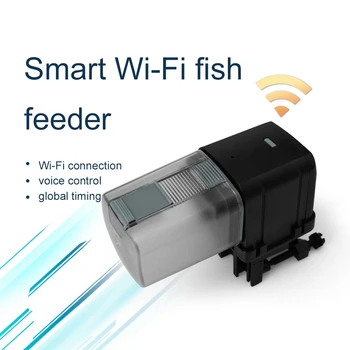 

Intelligent Wifi APP Fish Feeder Auto Organ Smart Control Aquarium Fish Tank Automatic Feeding Device Timing Feed