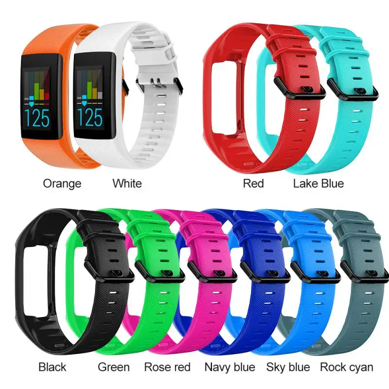 Suitable for Polar A360 Polar A370 Strap Smart Bracelet Replacement Strap Black Buckle