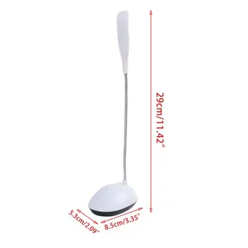 

Battery Powered Mini LED Desk Lamp 360 Degree Rotation Adjustable Gooseneck Hose Eye Protection Study Table Reading Night Lights