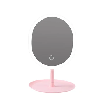 

Makeup Vanity Mirror 5X Magnifying Mirror LED Makeup Mirror with Led Light 3 Modes Press Screen Makeup Mirror
