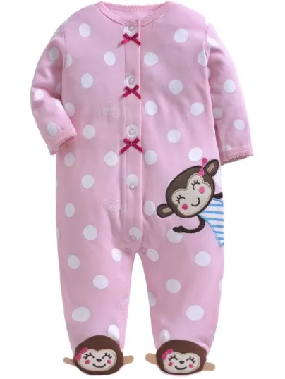 Orangemom/модные детские пижамы и одежда для сна для новорожденных; одежда для малышей; одежда для маленьких мальчиков; комбинезоны для девочек из хлопка; детские комбинезоны - Цвет: fensehouzi