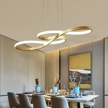 

Kitchen aluminum silicon hanging restaurant hanging lamp creative modern new LED pendant lamp LB12184