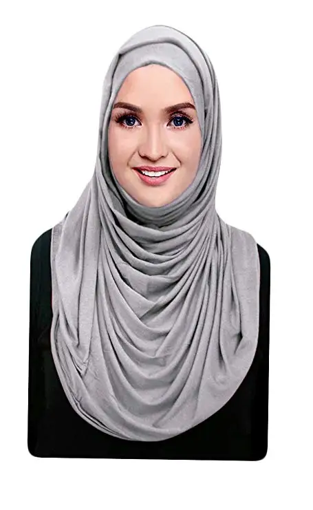200g Premium Heavy Jersey Hijabs Scarf for Woman Muslim Good