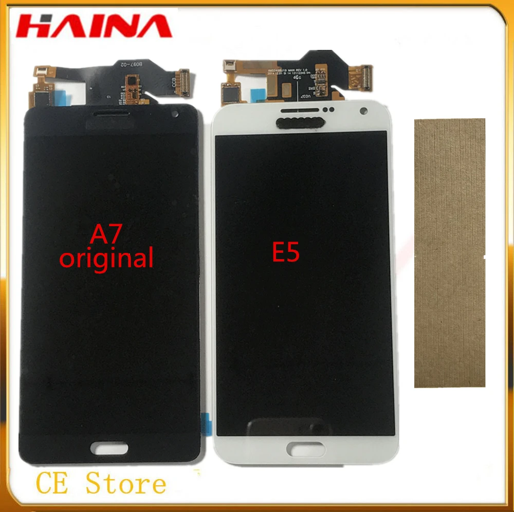 

2015 Display lcd For Samsung Galaxy A7 A700 A700H E7 E700 SM-E700F LCD Display Touch Screen Digitizer Assembly