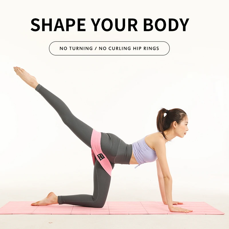 

Unisex Booty Band Resistance Band Workout Exercise for Legs Thigh Glute Butt Squat Bands Non-slip Design Different Colors