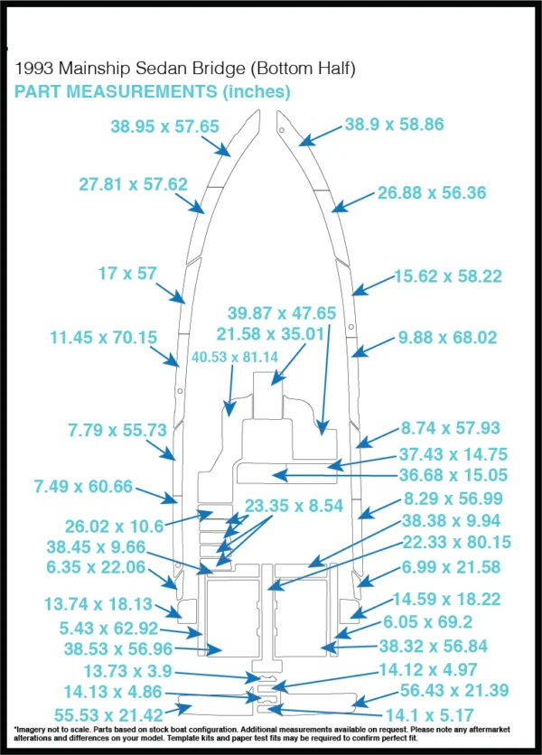 1993 Mainship Sedan мостовой коврик для кокпита лодка EVA Тиковый настил 1/" 6 мм