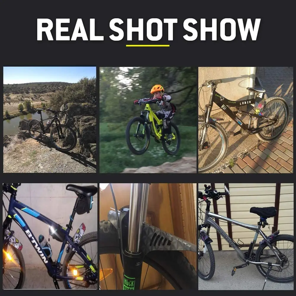 CHOOEE Bicycle Fender, PP MTB Mountain Bike Front+Rear Universal Mudguard 2pcs