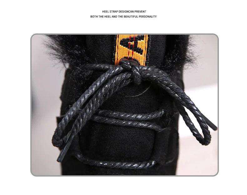WWKK/женские ботинки брендовая зимняя обувь из натуральной кожи с теплым мехом г. Повседневные женские зимние ботинки с круглым носком на шнуровке женская обувь
