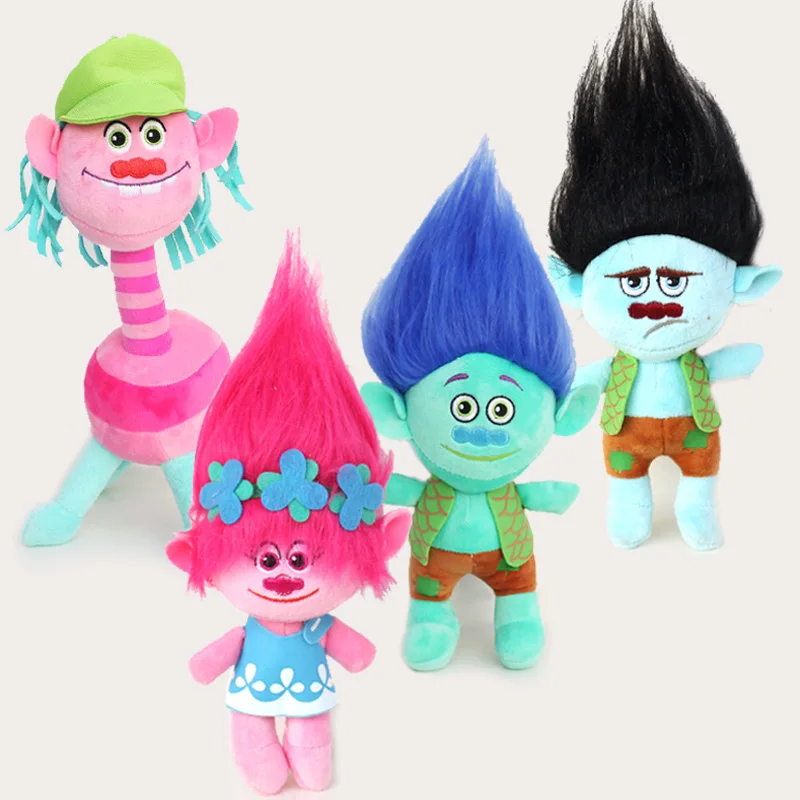 Buen trato Trolls-figuras de acción de animales de juguete para niños, muñecos de juguete de 23cm, Skitter, muñecos de felpa, regalos de muñecas para Niños, Artículos de Navidad zWzKE3MVAyR