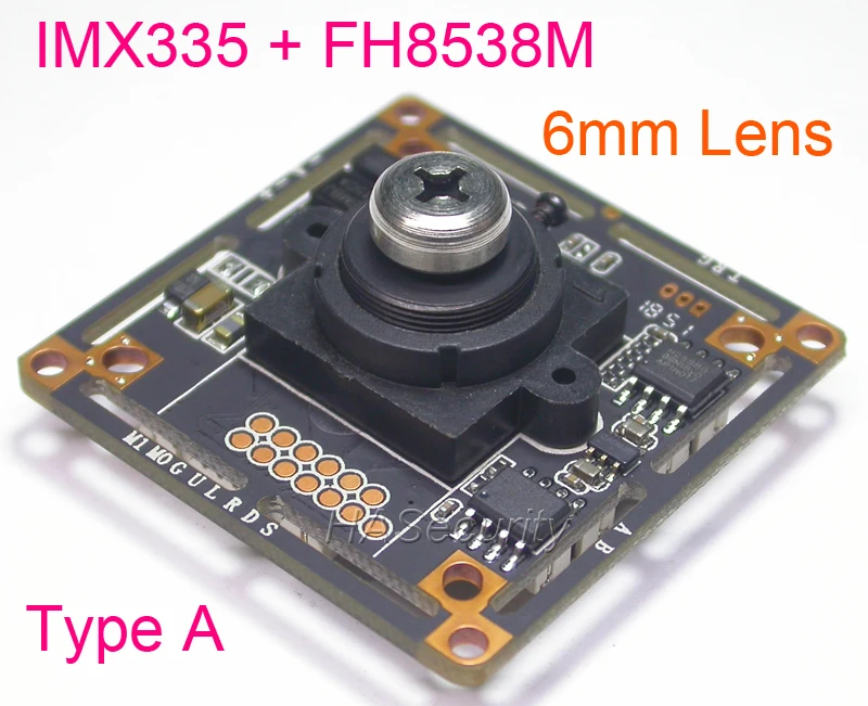 Объектив AHD 6 мм 5 МП 4 1/2 8 дюймов Датчик изображения STARVIS IMX335 CMOS + FH8538 модуль камеры