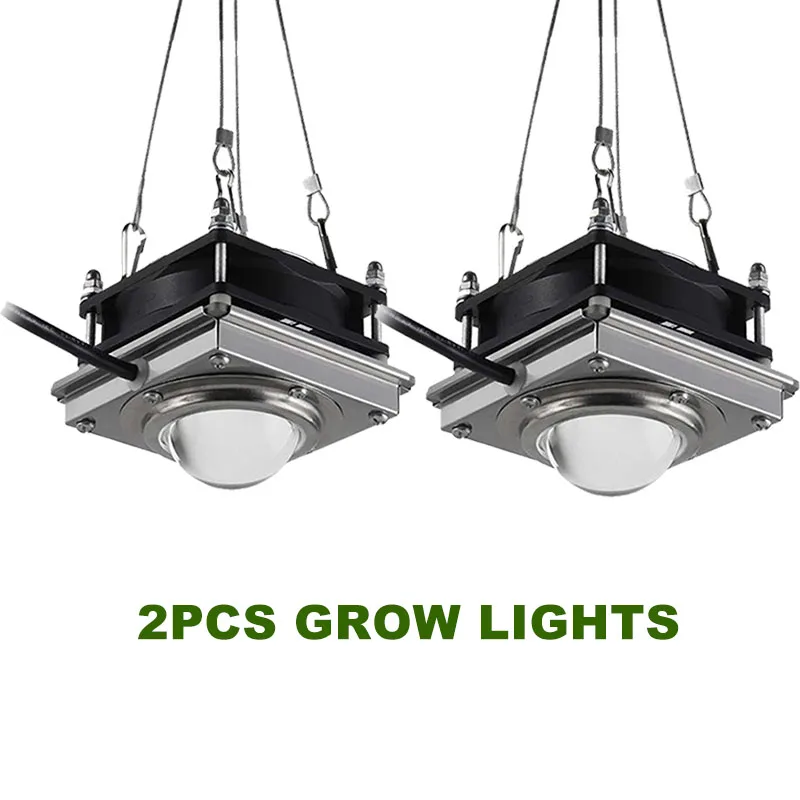 2 шт COB фитолампа для растений 150 Вт Светодиодный светильник для выращивания в помещении полный спектр светодиодный светильник для домашнего выращивания растений - Испускаемый цвет: 2pcs grow light