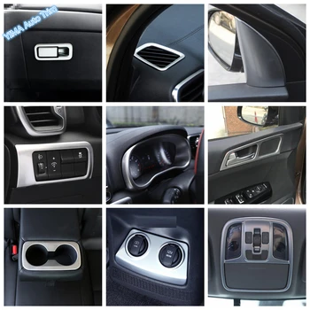 

Lapetus Matte Interior Refit Kit For KIA Sportage 2016 - 2020 Roof Reading Lights Lamps / Pillar A Speaker Frame Cover Trim