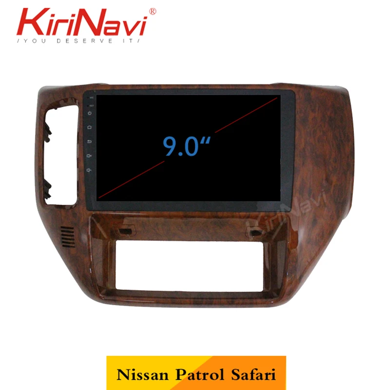 Clearance Kirinavi Android 9.0 4+64GB 8 core 9" autoradio car multimedia for Nissan Patrol Safari / Supper Safari gps automotivo head unit 2