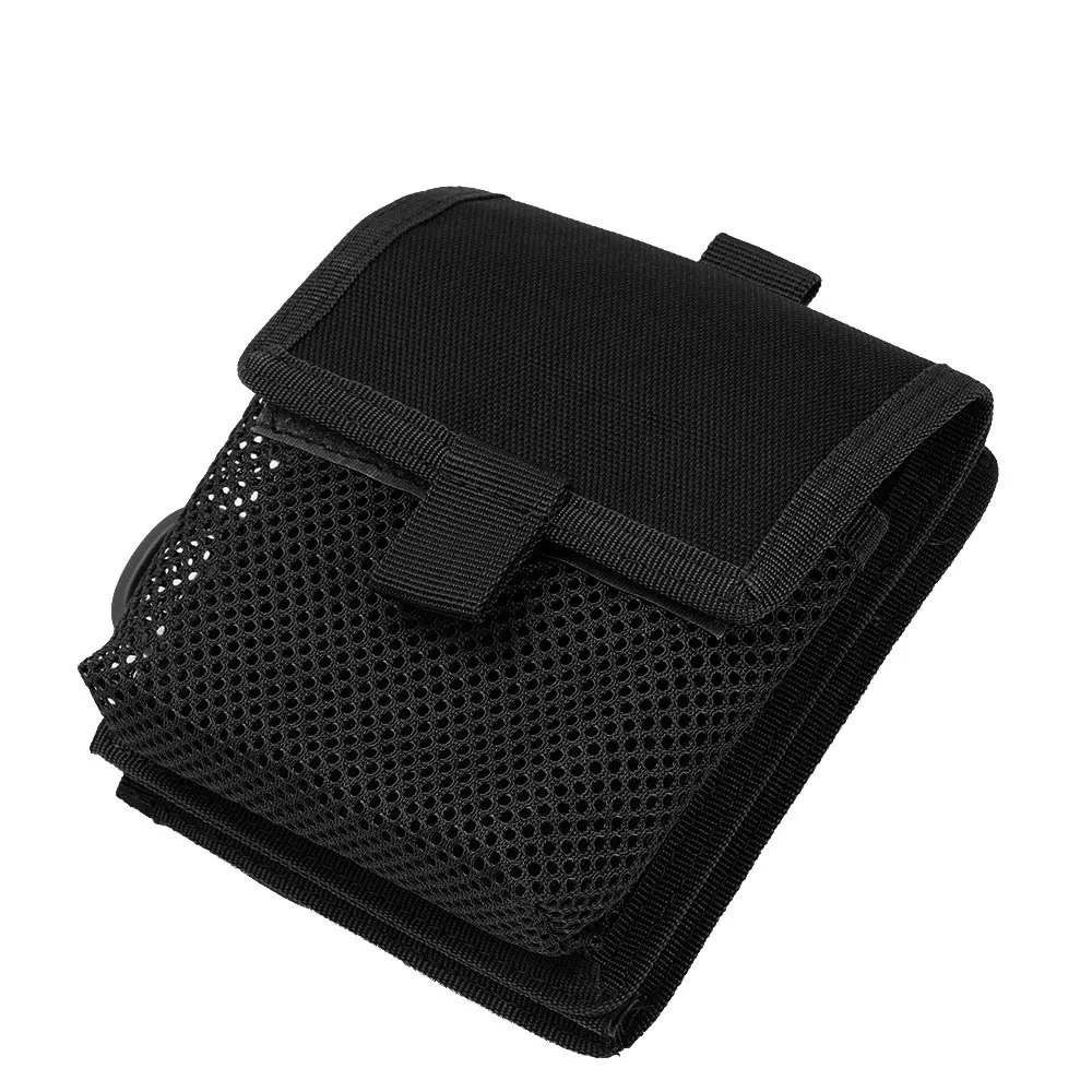 Black 1000D тактический Чехол Molle портативный универсальный чехол автомобильный мешок военный ремень карманный фонарик держатель ключ карман для охоты - Цвет: Black