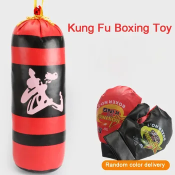 

30-42cm Kids Toy Boxing Gloves Sandbag Suit Birthday Gifts Boxing Outdoor Indoor Sports Toys for Parent-child Interaction