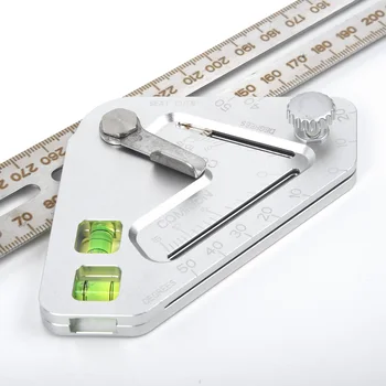 

Multi-function Measuring Roof Revolutionizing Carpentry Utensil Tool Angle Ruler Measuring Ruler Machinist Tool Ruler