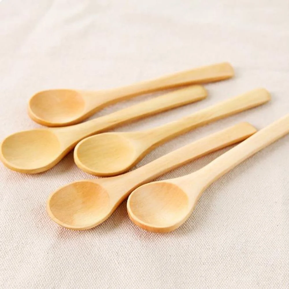 Flavor Scoop Wooden Accessories Cookware Tool Long Handle 13cm Practical Sugar Kitchen Salt Spoon Cooking Coffee