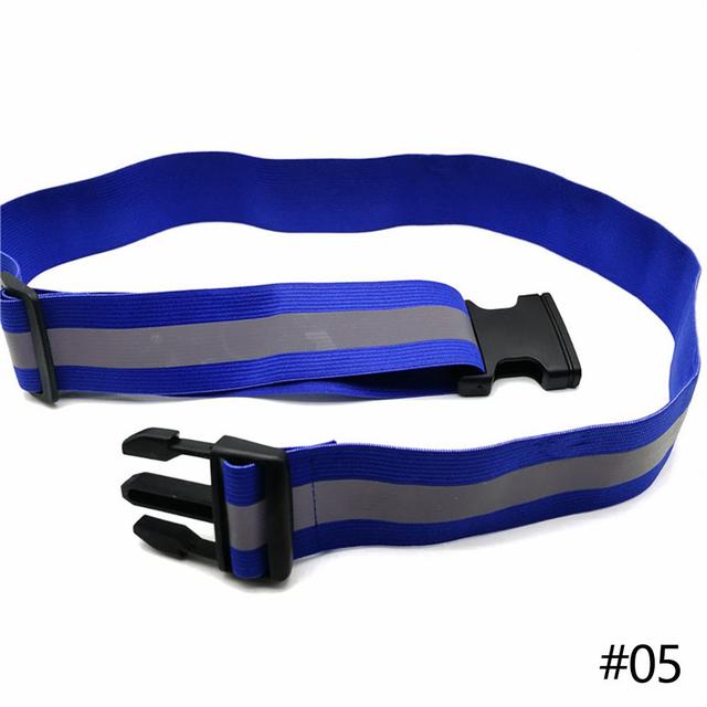 High Visible Night Safety Gear Reflective Belts for Kids Men Women Waist Adjustable Elastic Safety Reflective Belt