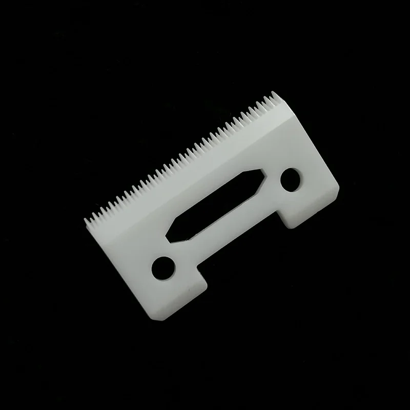 

10 pcs/lot 2 hole stagger tooth ceramic cutter blade barber blade